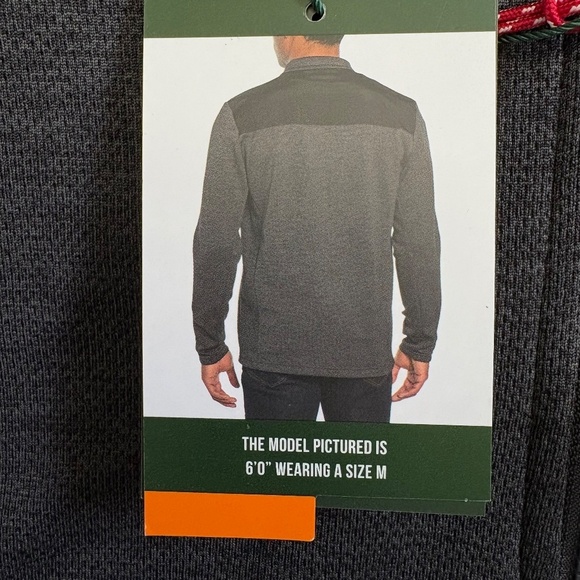 Orvis Men's Full Zip Bonded Mesh Jacket, Phantom Black/Dark Gray, Large, NWT - Picture 4 of 16